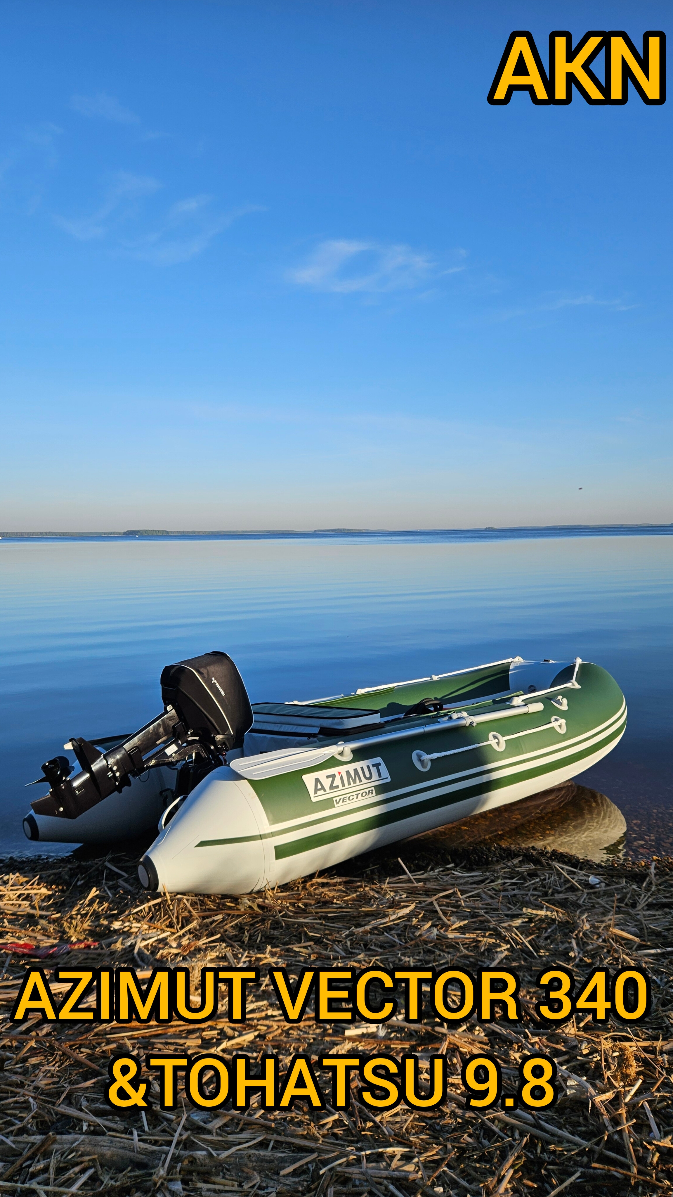 AZIMUT VECTOR 340  &TOHATSU 9.8