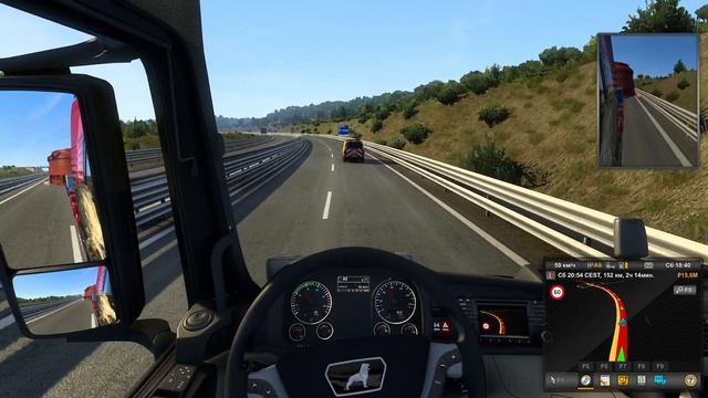 Негабаритный негабарит. Кальяри - Сассари ➣ Euro Truck Simulator 2. #233 | Logitech G29