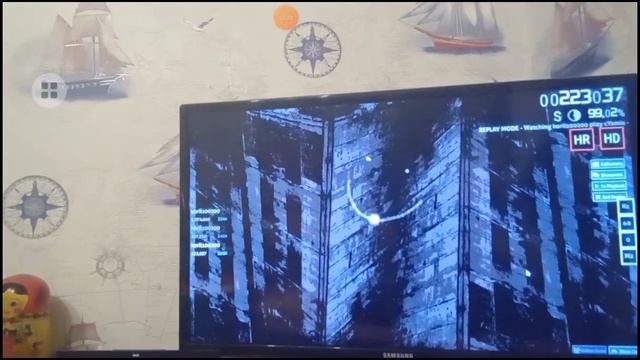 мое первое видео про осу Behind The Walls.
