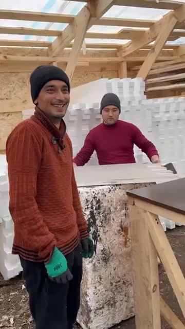 Запустили новый цех #омск #стройка #термопанели #топ #a4