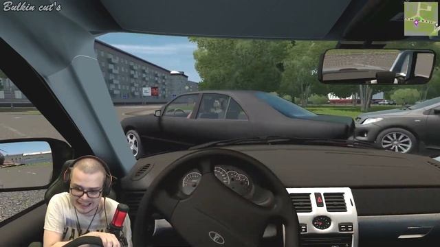 СМЕШНЫЕ МОМЕНТЫ С БУЛКИНЫМ #36 [CITY CAR DRIVING, BEAM NG DRIVE]