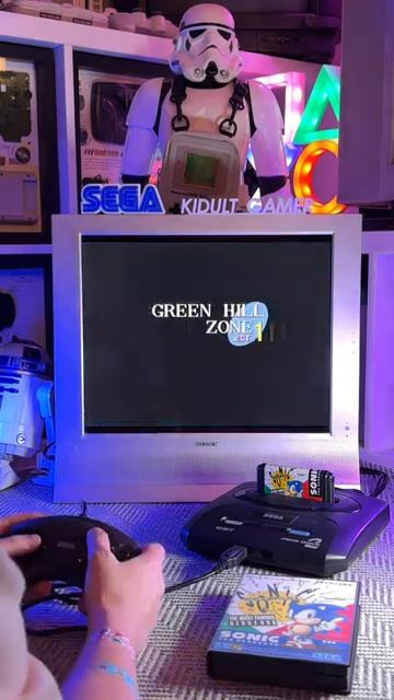 Request #1 - Sonic The Hedgehog On Mega Drive 2 🥰 #shorts #gaming #sega