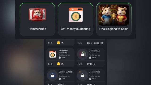 КОМБО КАРТ НА 14 - 15 ИЮЛЯ HAMSTER KOMBAT #hamsterkombat #комбокарты #хомяк
