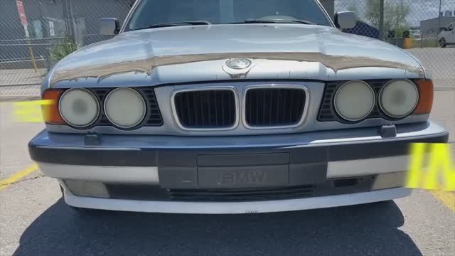 Спасение БМВ на V8. Без комментариев.