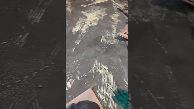 Не используйте плиточный клей под паркет. #паркет #рем?