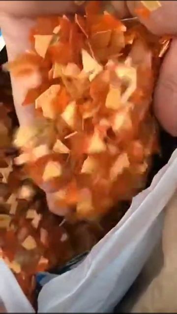 ПВХ дроблёная обрезь листа