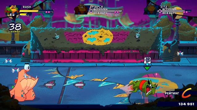 Жабки на мопедах: Battletoads Прохождение на русском 2