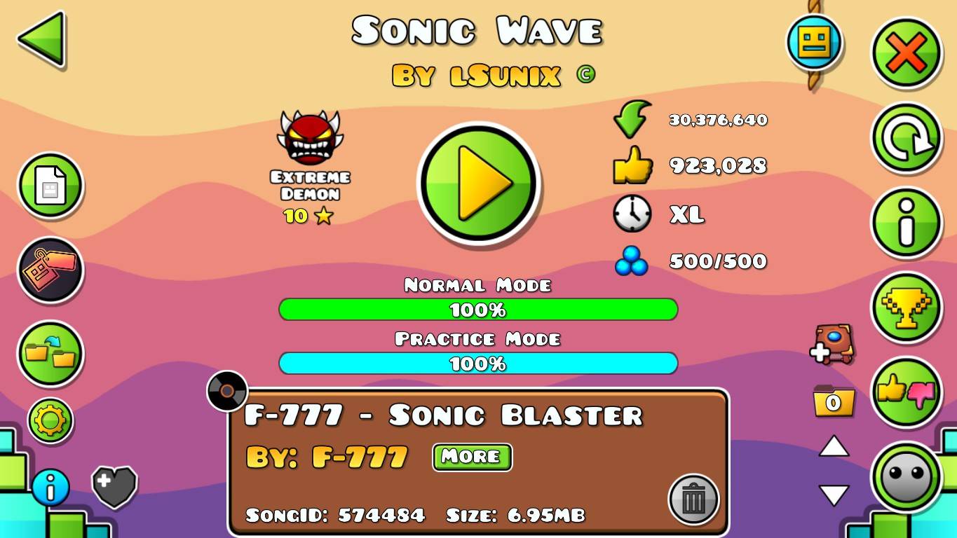Sonic Wave By LSunix - 100%