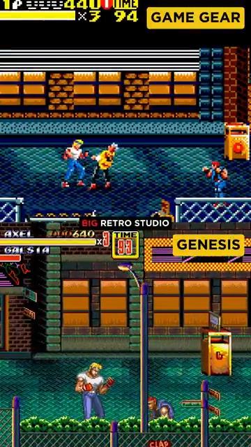Streets Of Rage 2 - Sega Genesis Vs Game Gear