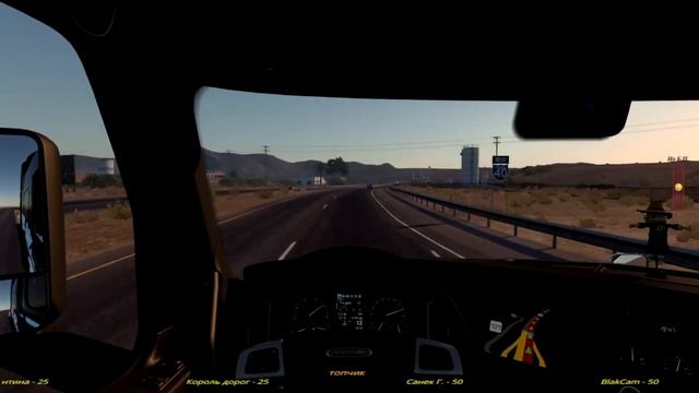 American Truck Simulator, ГРУЗ МИНИ-ЭКСКАВАТОР и САМОСВАЛ, КИНГМАН - БЭРСТОУ,