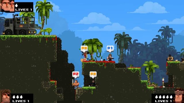 Прохождение Broforce  2  кооператив