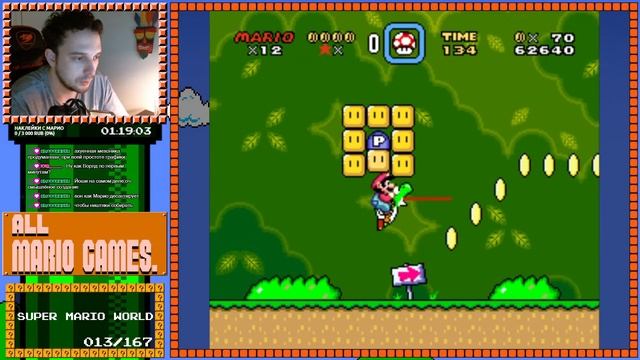 [all MARIO GAMES] Its' A Me Mario (Стрим #18)