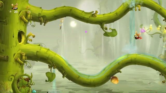 Rayman Legends, но я учу свою сестру играть 8#