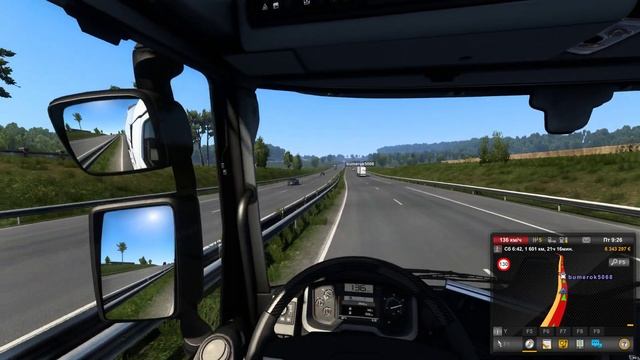 Дикие будни дальнобойщика в Euro Truck Simulator 2#2(видео-голосовая погоня)