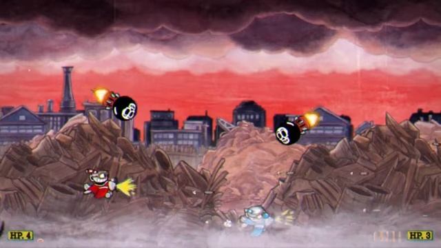 УБИЛИ РОБОТА ПАЛЬЦЕМ ШАТАЯ ПОЕЗД В Cup Head #9!