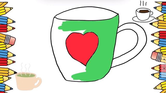 Cup Drawing For Childrens |Bolalar Uchun Kubok Chizish | Кубок Рисование для детей