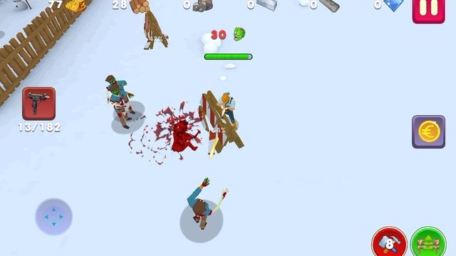 Новоя игра. Люди против зомби