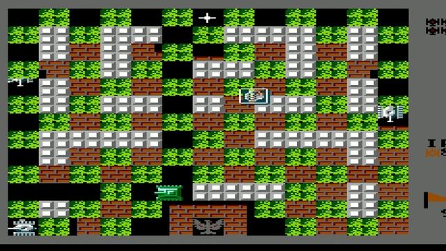 20 Maps (Battle City Hack) (NES, 1985) Уровень 9