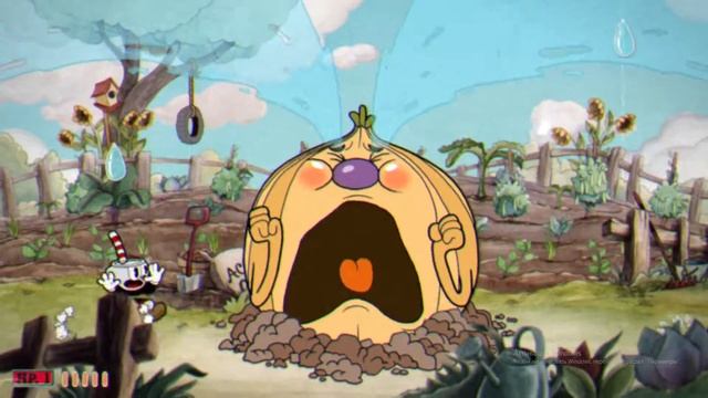 CupHead ОВОЩИ-ГИГАНТЫ! #1