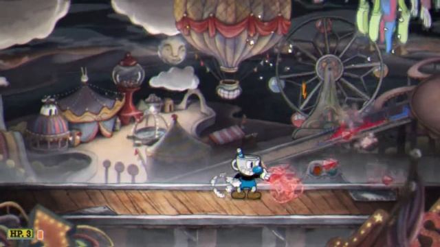 Cuphead. ЧАШКА. ПРОХОЖУ ВСЕ АЧИВКИ НА СТИМЕ. мини самолетик, А Ранг.