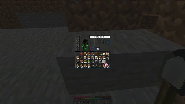 Minecraft построил дом и огород