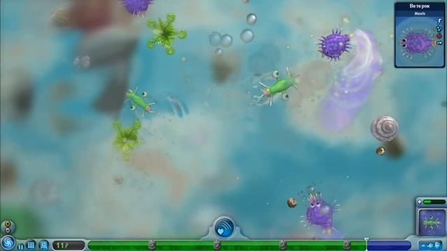 Spore - Galactic Adventures проходняк 1 Плаваем в первичном бульоне!