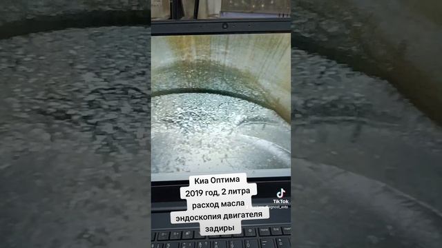 Kia Optima 2 литра, расход масла, эндоскопия двигателя. #киа