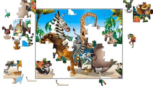 Puzzle Madagascar * Fun Puzzle Game For Kids * Пъзел Мадагаскар * Забавна п?