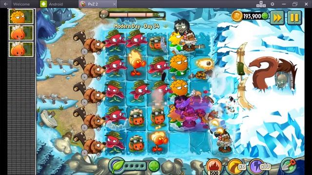 Растения против Зомби 2 MODERN DAY - ШЕСТОЙ ЗОМБОСС #156