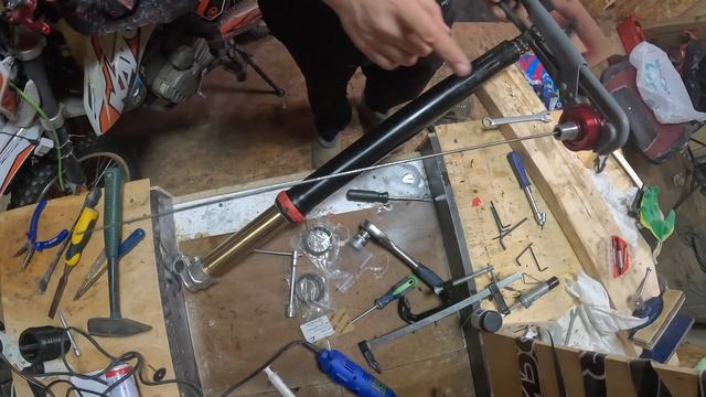 Замена сальника в вилке HTW 48мм| ZM Rocker| Быстро и решитель