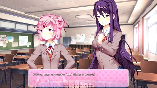 Doki Doki Literature Club хорошая концовка (финал+титры)