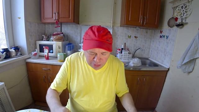 Влог. Макароны и мясной хлеб. Мукбанг. 1465