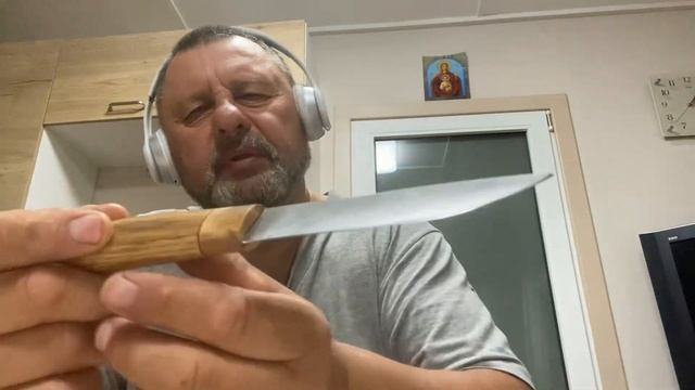 N 136 Нож выкован из подшипника, сталь шх15