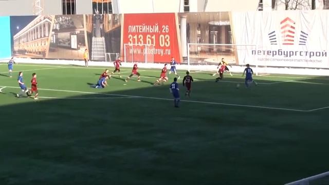 Видео голов Питер  -  Русь 1-0