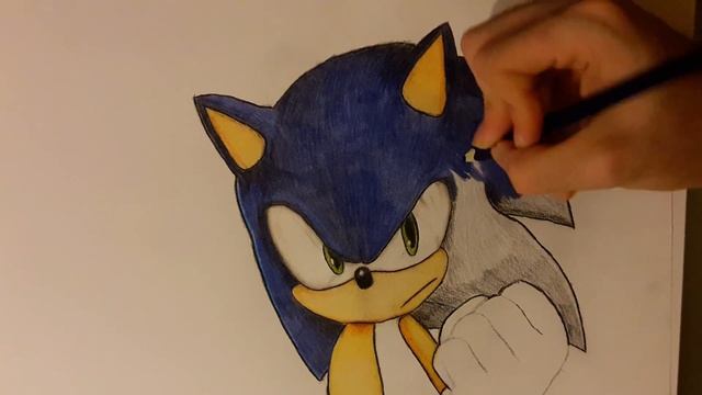 Drawing - Sonic The Hedgehog | Рисование Ёж Соник