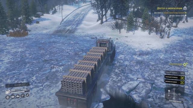 Snow Runner. Прохождение игры на PS5. Регион Мэн. Контракт: До?