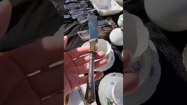 🔥 Серебряный прибор для дворянина!!! #антик #flohmarkt #мэй?