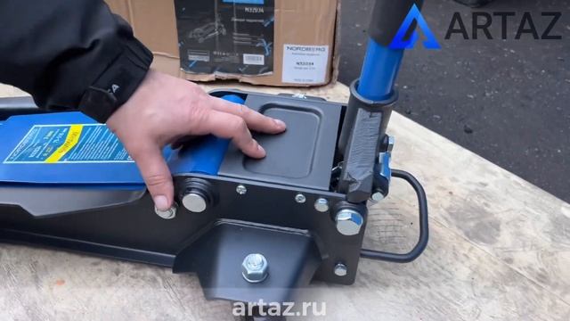 Подкатной гидравлический домкрат до 3 тонн, 75-510мм Nordberg