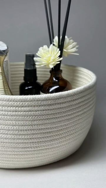 Что сшить из шнура? #сумкаизшнура #bag #корзинаизшнура #wi