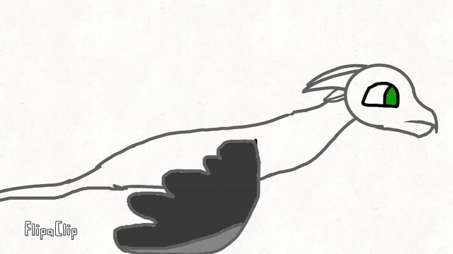 Дракон машет крыльями