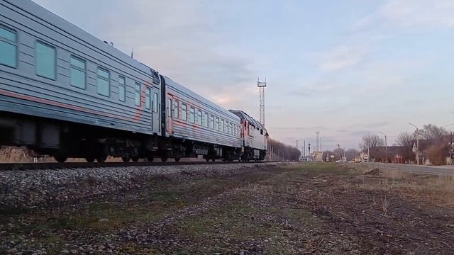 ТЭП70БС-238 с пассажирским поездом Ставрополь-Адлер при?