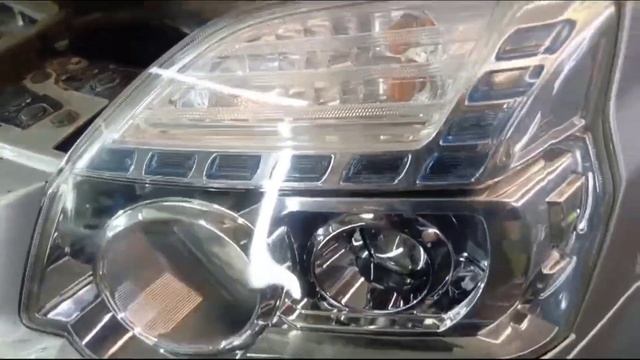 Город Братск. DENAUTO BRATSK. Полировка фар автомобиля Нисса?