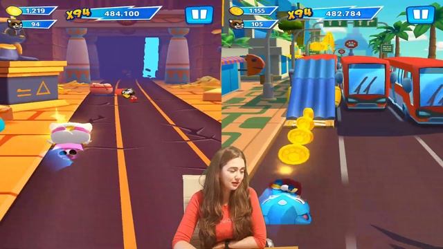 Говорящий Том погоня героев Соревнование двух кошече?