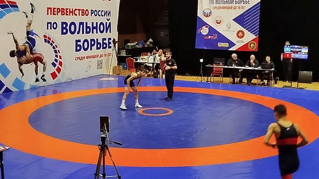 Голиков Антон - Ангаров Алдар Вольная борьба 45кг перве