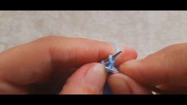 3D узор из лицевых и изнаночных петель  Часть 2