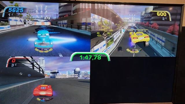 Cars 3, PS 4, Game 13/ Тачки 3, ПС 4, игра 13, 3 игрока