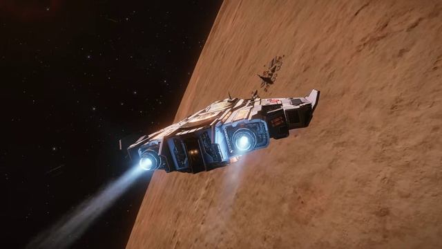 Elite Dangerous посадка на планетарный оутпост