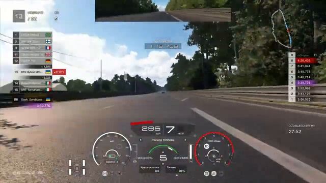 ЧАСОВАЯ ГОНКА КЛАССА GR 1 В GRAN TURISMO SPORT НА PS4!!!!