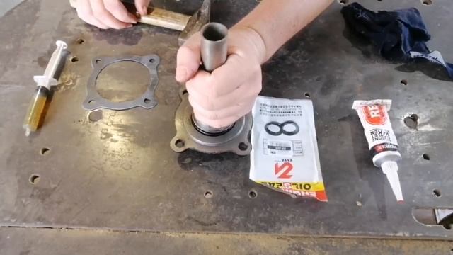 Заміна сальників фрези та на полуосях важкого мотобло