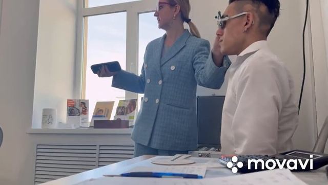 Подбор очков молодому миопу.